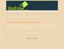 Tablet Screenshot of mozifilm.webleg.hu